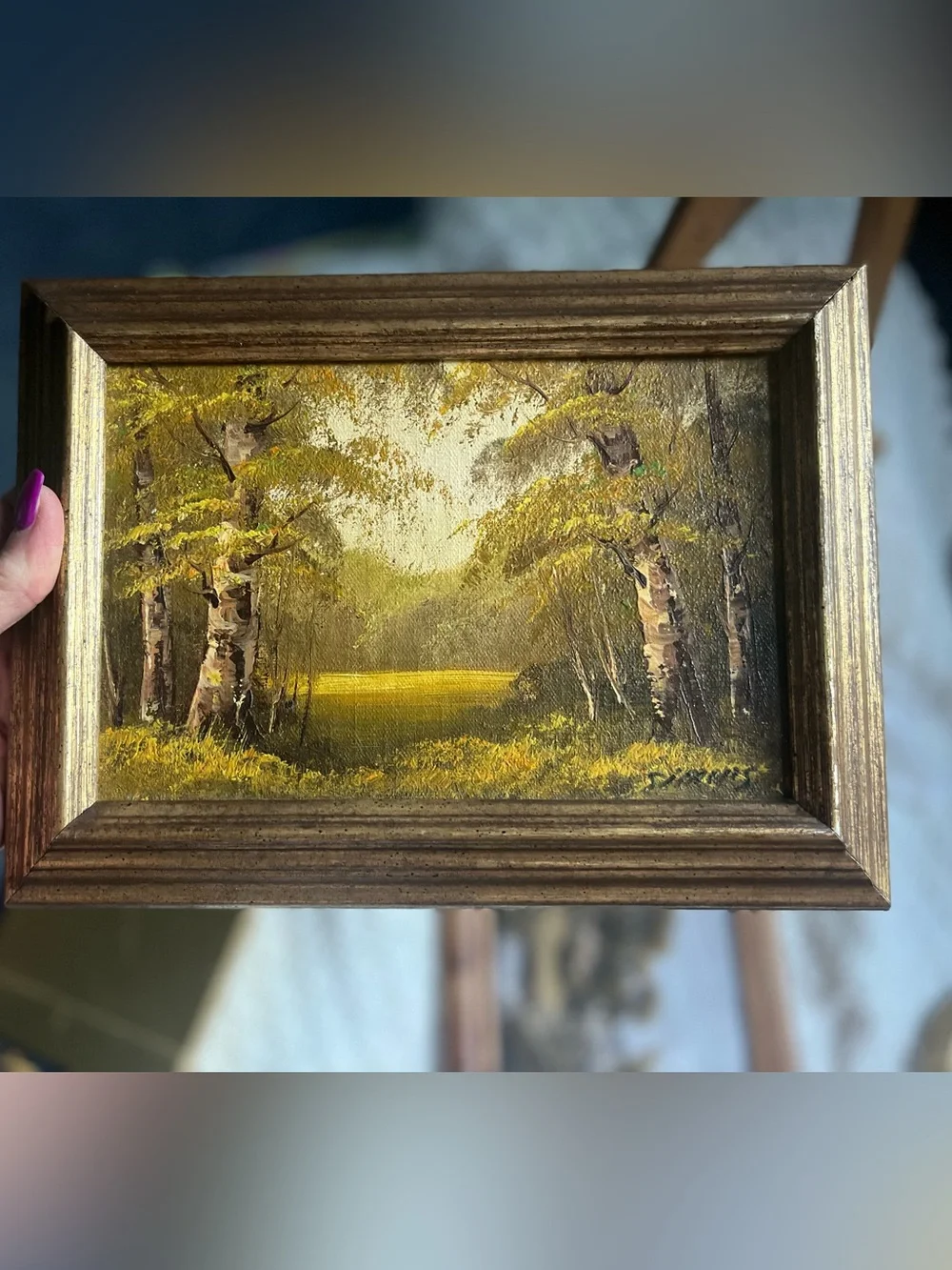 Reproduction Oil on canvas landscape By Phillip Cantrell